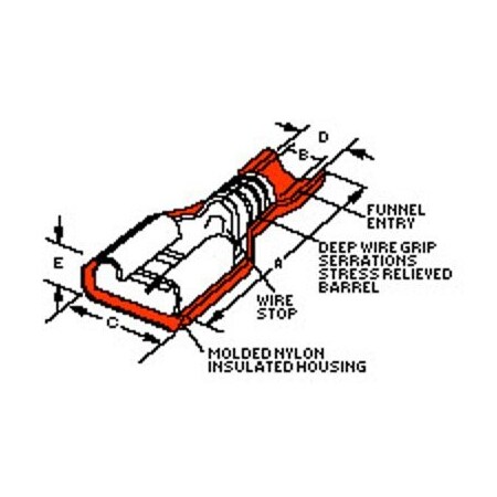 Molex .187 X.020 Fml Fiqd Exp Taped(Aa-2202Xt) 190030016